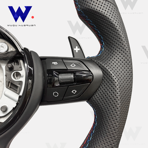 Volante de Cuero con Función de Calefacción y Vibración para <span class=keywords><strong>BMW</strong></span> F01 F10 F20 F22 F30 F31 F32 M2 F87 M3 F80 M4 E60 F90 X5 E90 - Product Image 4