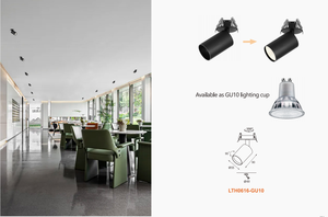 PNY Personnalisé Down Light GU10 Luminaire Aluminium Angle Réglable Encastré Led COB Downlight Aluminium CRI90 Moderne - Product Image 3