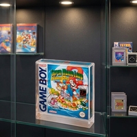 Vitrine de présentation Nintendo Game Boy en acrylique de 5 mm d'épaisseur, personnalisée, protection contre la corrosion pour le rangement de boîtes de jeux classées
