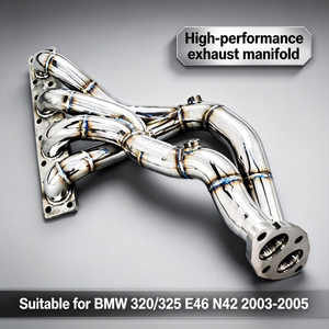 Collecteur d'échappement en acier inoxydable personnalisé LK, tuyaux d'échappement universels, downpipe sans catalyseur pour BMW 320 325 E46 N42 2003-2005 - Product Image 2