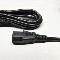 Câble d'alimentation standard européen EU, rallonge à 3 broches, certifié CE, 220V, conducteur en cuivre, longueur personnalisée