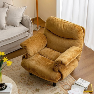 Chaise longue nordique-Couchette convertible et chaise longue pour les petits espaces | <span class=keywords><strong>Fauteuil</strong></span> en tissu <span class=keywords><strong>design</strong></span> - Product Image 6