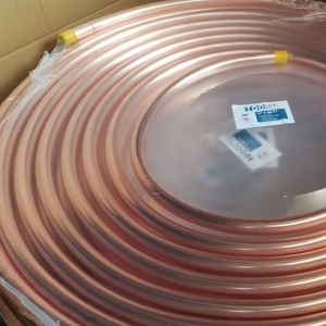 ASTM B280 1/4 3/8 3/4 pipa kumparan Pancake/tabung tembaga kualitas tinggi untuk harga AC - Product Image 2