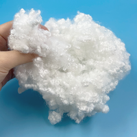 Fibre stable en polyester recyclé certifiée GRS, creuse, conjuguée, siliconée, pour le filage 3D/7D HCS