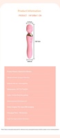 Vibrateur AV en silicone à double tête à fréquence variable, baguette de massage rechargeable à piles, dispositif de masturbation, jouet sexuel pour adultes