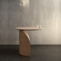 Table d'appoint en marbre travertin naturel, meuble console pour le salon et la chambre à coucher, table de chevet en marbre, socle en cube