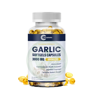Capsule di Aglio 3000MG a Marchio Privato OEM, Integratori per il Supporto Immunitario e la Salute del Corso Sanguigno negli Adulti - Product Image 1