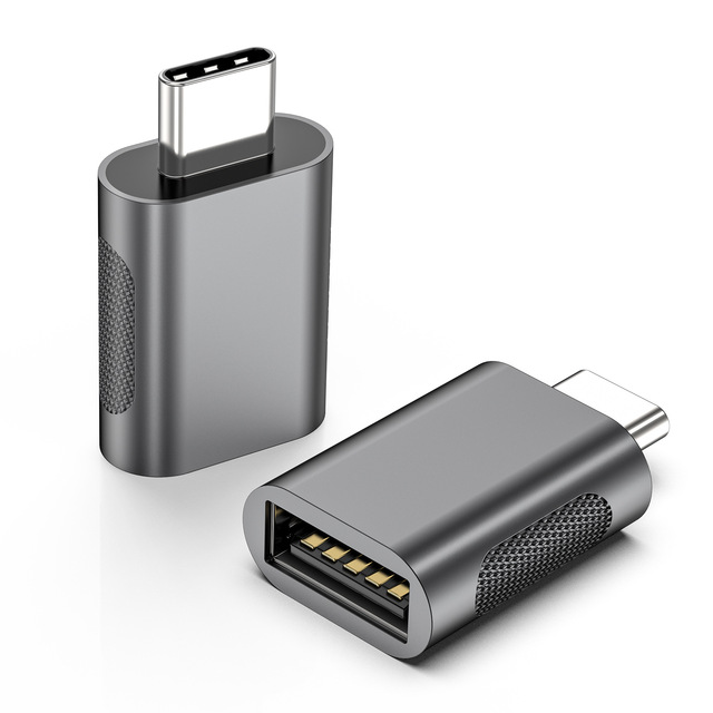 Zinc Alloy 10Gbps USB C to USB a Adapter Otg Converter Type C Male to USB3.2 Gen2 Female for Macbook Mobile Phone