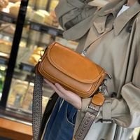 Sac à bandoulière rétro pour femme, style coréen, petit sac carré en cuir de vachette, sac polyvalent à porter en travers du corps, fournisseur de sacs à main
