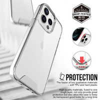 Usine Espace Kingkong Anti-jaune Clair Transparent Housse de Téléphone pour iPhone 16 15 14 13 12 Pro Max Mini 11 X Xs XR 7 8 Plus