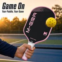 Raquette de pickleball en fibre de carbone avec noyau de 16 mm pour l'éducation physique scolaire et les programmes d'entraînement des clubs de loisirs communautaires