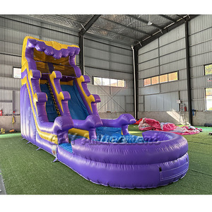 Offre Spéciale grand toboggan gonflable marbre vert enfants <span class=keywords><strong>location</strong></span> événement toboggans gonflables pour <span class=keywords><strong>piscine</strong></span> - Product Image 2