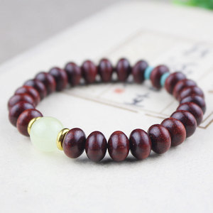 Zambian Blood Sandalwood <b>Bracelet</b> 10mm Abacus <b>Beads</b> Women's Jewelry Gift Fashion Beaded <b>Bracelets</b> - Product Image 3