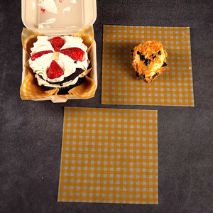 Papier alimentaire personnalisé écologique jetable résistant à l'huile avec logo imprimé, taille personnalisée, papier pour tacos, burritos, papier résistant à la graisse pour <span class=keywords><strong>charcuterie</strong></span> - Product Image 2