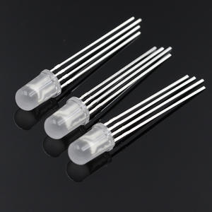 Diode <span class=keywords><strong>LED</strong></span> Jstroni 4 broches 5mm Rgb avec lentille diffuse à anode commune 4 broches F5 lumière <span class=keywords><strong>LED</strong></span> tricolore - Product Image 3