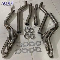 Collecteur d'échappement long en acier inoxydable pour Mercedes W204 C63 AMG V8 M156 – Amélioration des performances