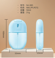 Mini vaporisateur portable multi-formes, flacon de poche à brume fine, rechargeable, vide, pour parfum, voyage, logo personnalisé