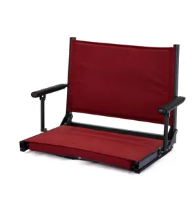 كرسي عالي الجودة في الهواء الطلق خفيف الوزن قابل للطي قابل للإزالة عالي الظهر كرسي من دون ظهر