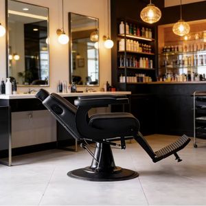 Sillón de Barbería Hidráulico para Salón de Belleza, Silla de Peluquería - Product Image 4