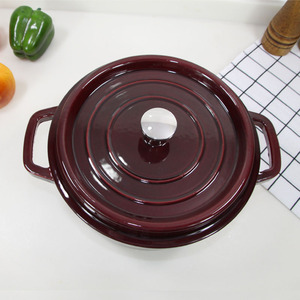 Four français en fonte émaillée antiadhésive ronde ou ovale/cocotte/pot/four hollandais pour la cuisson - Product Image 6