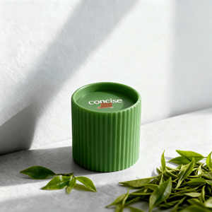 Miễn Phí Tùy Chỉnh Hộp Gốm Lime Cup Sáp Đậu Nành Hương Liệu Nến Nến Thơm Sang Trọng Thích Hợp Cho Văn Phòng Sử Dụng - Product Image 2