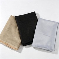 Nouvel Arrivage Transfrontalier : Foulard en Soie Bicolore Argenté, Tendance, Respirant et Doux, pour la Tête