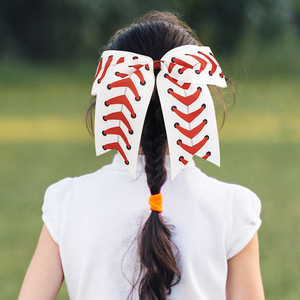 Custom Print Grosgrain Back To School <strong>Bows</strong> Football Cheer <strong>Bow</strong> Football PonyTail Holder Bowknot Football <strong>Bow</strong> Hair <strong>Ring</strong> Tie <strong>Bow</strong> - Product Image 2