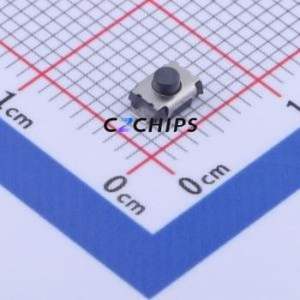 TS-1185-B-B-B-A Tactile Switch SMD Switch Single Pole Single Throw Round Button 1.6N Vertical Mount - Product Image 1