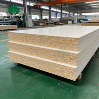 Precio de fábrica: Tablero de partículas de melamina blanco/gris de 18 mm (1220x2440 mm), tablero laminado de 4x8 pies, tablero MFC, láminas de contrachapado para armario