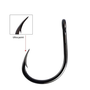 C H I <span class=keywords><strong>N</strong></span> Uシングルフックリング付き高品質炭素鋼釣りフック工場直販カスタマイズ可能なサイズ