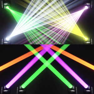 Nuovo 295w Super fascio affilato testa mobile tripla prisma King Spot DMX512 fascio luce con cerchio RGB - Product Image 2