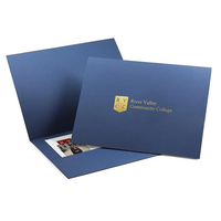 Porte-diplôme personnalisé en papier avec logo pour diplôme, certificat de remise des diplômes