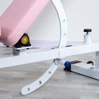 Meilleure vente d'usine : Banc de musculation inclinable et pliable, portable, réglable, sûr et durable, style moderne, pour haltères et exercices