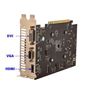 Pandl Máy tính để bàn nhiều giao diện khả năng tương thích cao khe cắm kép Quạt đơn <span class=keywords><strong>GPU</strong></span> gts450 với card đồ họa 2g - Product Image 4