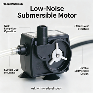 Pompa Filter Akuarium Submersible OEM Multi-Ukuran 220V Profesional Internal <span class=keywords><strong>Aquarium</strong></span> Power Head Filtrasi Bio-Sponge Garansi 1 Tahun - Product Image 4