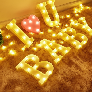 Letras Luminosas Gigantes para Bodas, Letras y Números con Luces LED para Decoración de Fiestas, Letras Decorativas con la Frase 'Marry Me' - Product Image 3