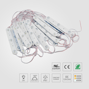 Modules LED 12V à haute efficacité lumineuse 6500K 180 °   Module LED pour enseigne lumineuse avec lentille de degré, 3 puces SMD2835, IP67, 125LM/W - Product Image 5