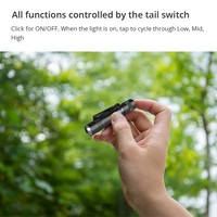 Stylo-lampe LED blanc personnalisable en aluminium, torche EDC avec clip, intensité réglable, pour la vente en gros et les projets OEM