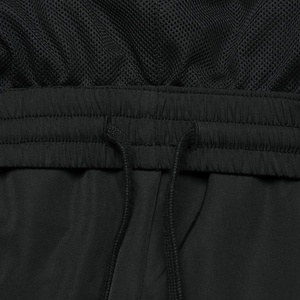 Professional Customizable Digital Printing Men <b>Windbreaker</b> Streetwear Tracksuit <b>Black</b> Gray Contrast Panel Full-Zip Jacket - Product Image 5