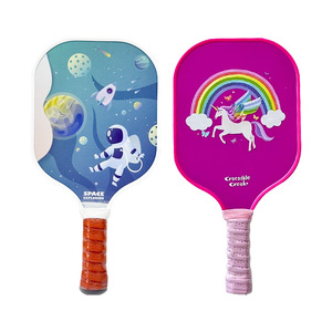 Juego <span class=keywords><strong>de</strong></span> Raquetas <span class=keywords><strong>de</strong></span> Pickleball para Niños, Directo <span class=keywords><strong>de</strong></span> Fábrica, Nivel Inicial, 195g, <span class=keywords><strong>Fibra</strong></span> <span class=keywords><strong>de</strong></span> <span class=keywords><strong>Vidrio</strong></span>, <span class=keywords><strong>Kit</strong></span> <span class=keywords><strong>de</strong></span> Pala para Principiantes - Product Image 5