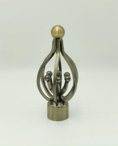 Vente en gros de haute qualité élégant en métal réglable télescopique fenêtre accessoires <span class=keywords><strong>tringle</strong></span> à rideaux - Product Image 3