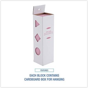 Boardwalk 24 Onzas Desodorizantes para Urinarios Para Wall Blocks 202143000 Rosa y Cereza, 6 Unidades por Caja - Product Image 3