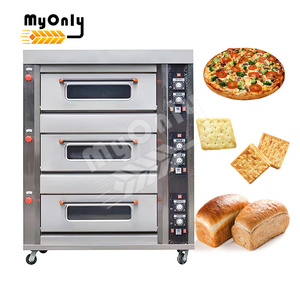 <span class=keywords><strong>Four</strong></span> à Pizza électrique à gaz industriel, vente en gros, <span class=keywords><strong>2</strong></span> portes, 5 plateaux, 4 plateaux, pour Restaurant - Product Image 1