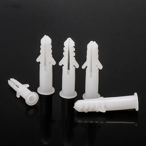 100 pcs/bag 플라스틱 확장 파이프 튜브 고무 플러그 벽 플러그 M6 M8 M10 셀프 태핑 나사 용 플라스틱 리브 앵커 벽 플러그 - Product Image 6