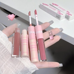 Vert Temps Double Tête Lèvres Glaçure Miroir Eau Brillant Lèvres Miel Brume Mat Velours Rouge À Lèvres Maquillage Abordable - Product Image 2