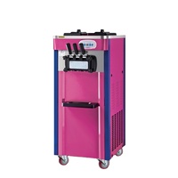 Sorbetière Crème glacée en acier inoxydable avec compresseur de marque machine à crème glacée super refroidissement services personnalisés