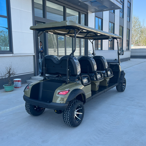 Voiturette de <span class=keywords><strong>golf</strong></span> électrique Suorun 6 places, 72V, batterie lithium, moteur AC, homologuée pour la route, surélevée, pour usage en hôtel et complexe hôtelier - Product Image 2