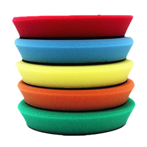 Bán buôn 5 inch 6 inch Đức cắt bọt pad tiết kiệm đánh bóng tổ ong thiết kế xe Buffing đánh bóng Pad OEM hỗ trợ - Product Image 1