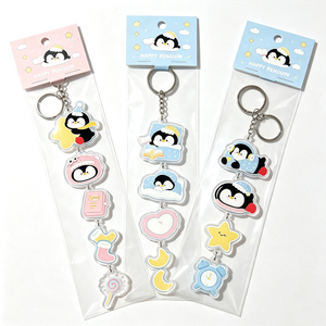 Low MOQ Custom Acrylic Charm Accessories Metal Keychain Chain Split <b>Ring</b> Jump Connector <b>Rings</b> Wholesale - Product Image 4