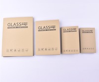 Boîte de protection d'écran en verre trempé pour tablette en papier kraft résistant et solide, emballage de vente au détail pour iPad, Samsung Tab, Lenovo, boîte en verre
